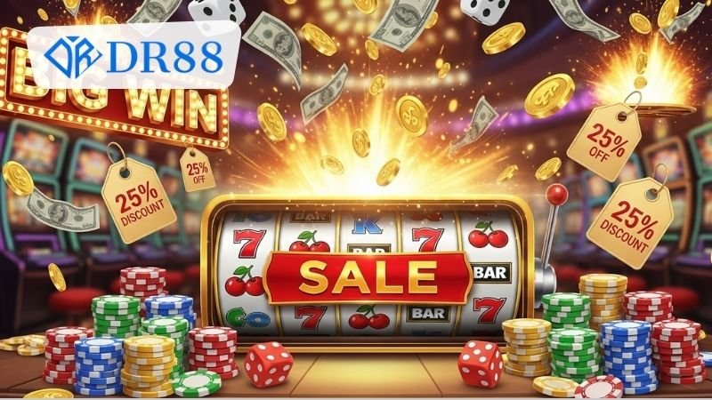 Cách nhận giảm giá cược slot game tại DR88